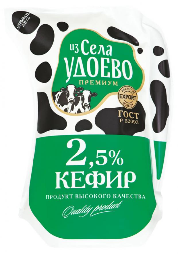 Кефир Из села Удоево 2,5% 900 г,
