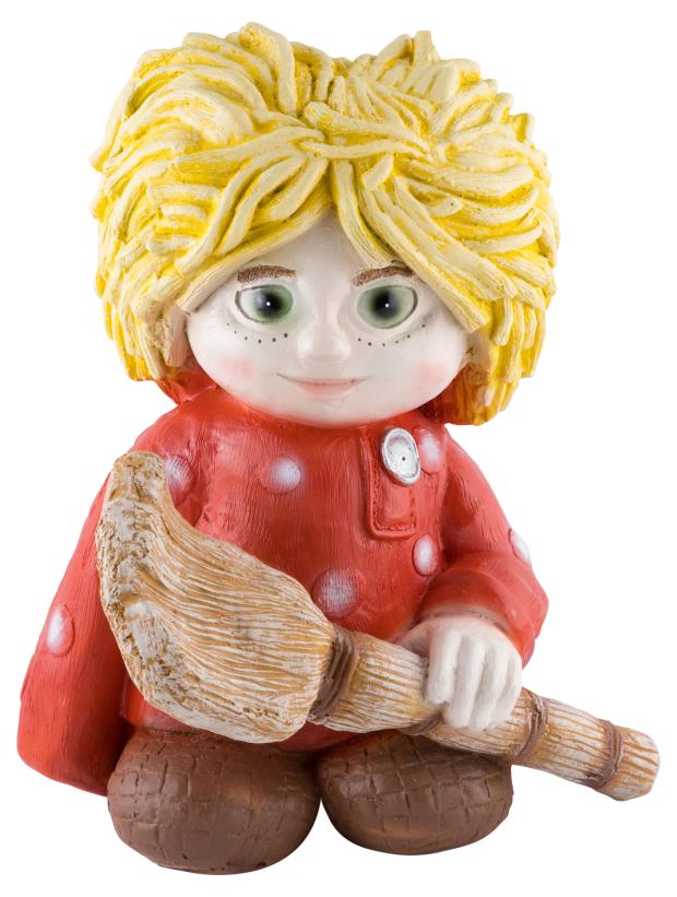 

Фигурка садовая Park Домовой с веником, h 39 см
