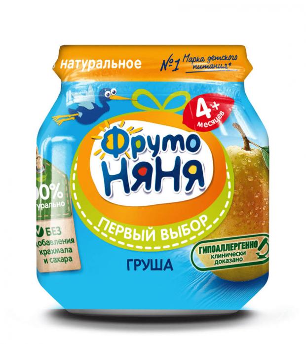 

Пюре «ФрутоНяня» груша гипоаллергенное с 4 мес., 100 г