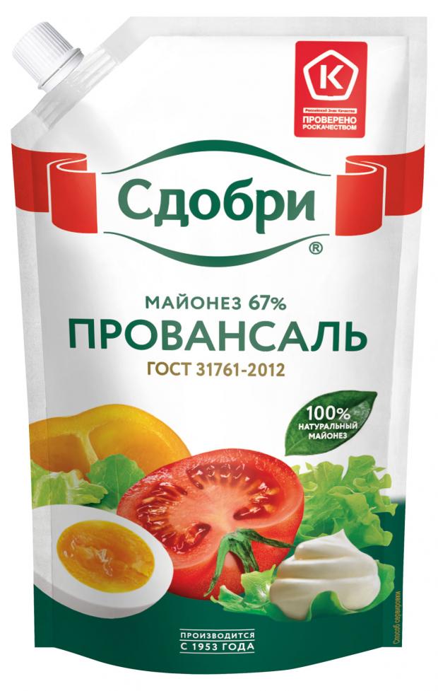 Майонез Сдобри Провансаль 67%, 233 г