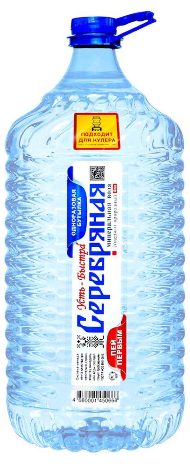 Вода минеральная Серебряная Усть-Быстра негазированная, 10 л