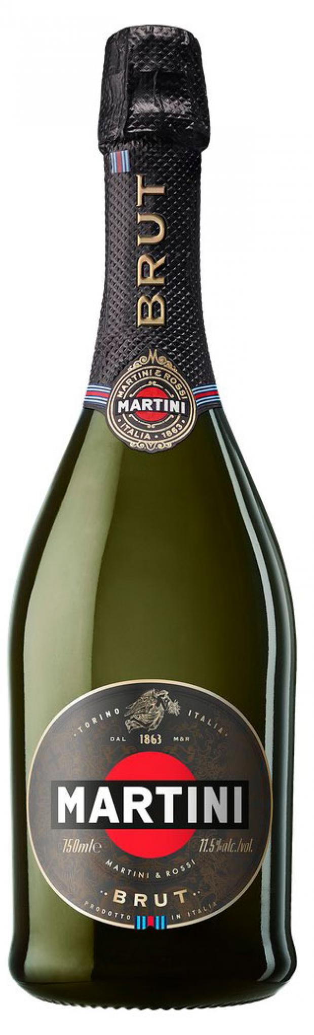 Игристое вино Martini Brut белое брют Италия, 0,75 л игристое вино bruni prosecco белое брют италия 0 75 л