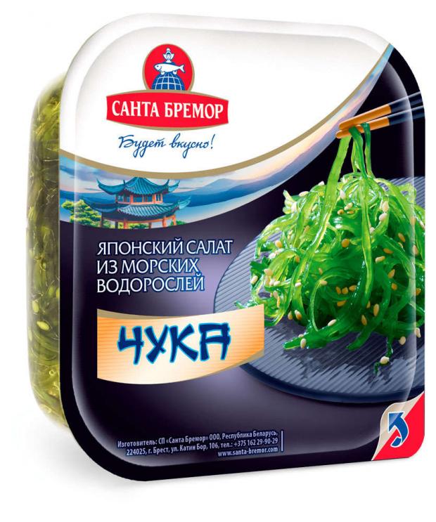 

Салат из морских водорослей «Санта Бремор» Чука, 150 г