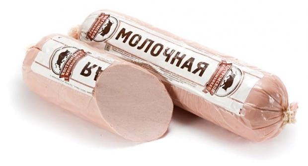 Колбаса вареная Костромской мясокомбинат Молочная (0,8-1 кг), 1 упаковка ~ 1 кг