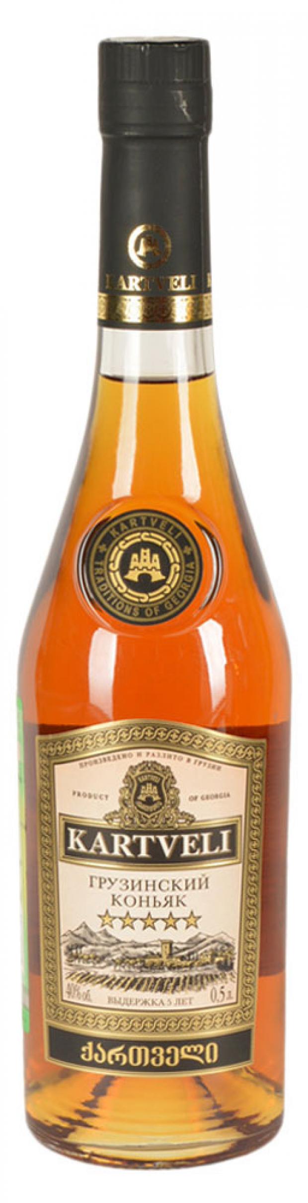 

Коньяк Kartveli 5 звезд Грузия, 0,5 л