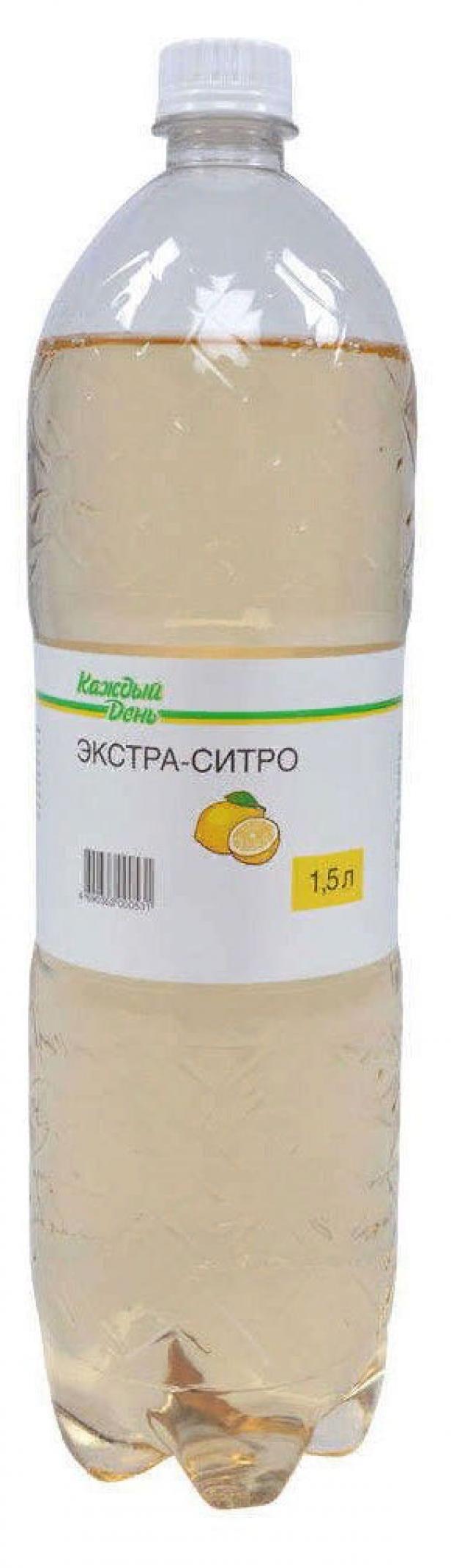 Напиток газированный Каждый день Экстра-Ситро безалкогольный, 1,5 л