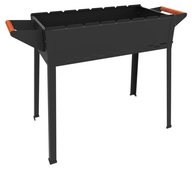 

Мангал стационарный FireWood Optimum, 100x37x750 см