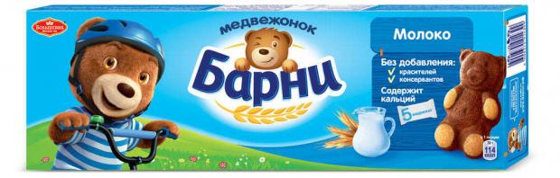 

Пирожное бисквитное «Барни» с молочной начинкой, 30 г