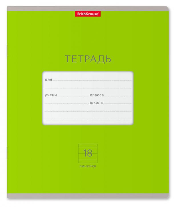 Тетрадь школьная ErichKrause в линейку А5+, 18 л