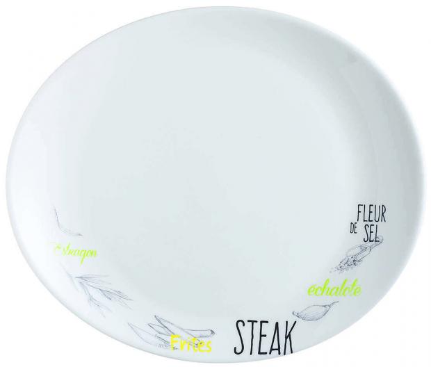 

Блюдо для стейка Luminarc Friends Time Bistrot, 30 см