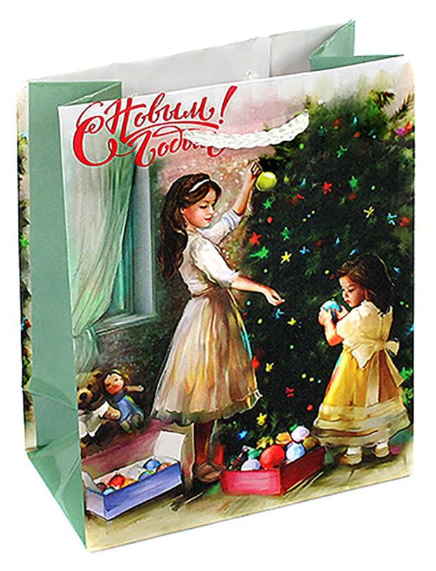 

Пакет подарочный GrandGift большой горизонтальный, 33х45х10 см