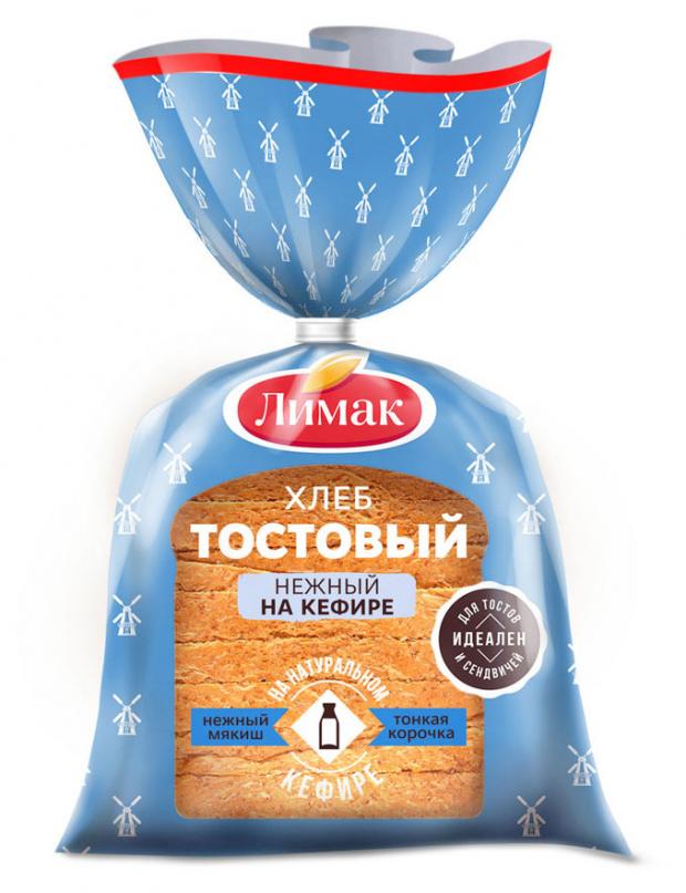 Хлеб Лимак Тостовый нежный на кефире в нарезке, 290 г