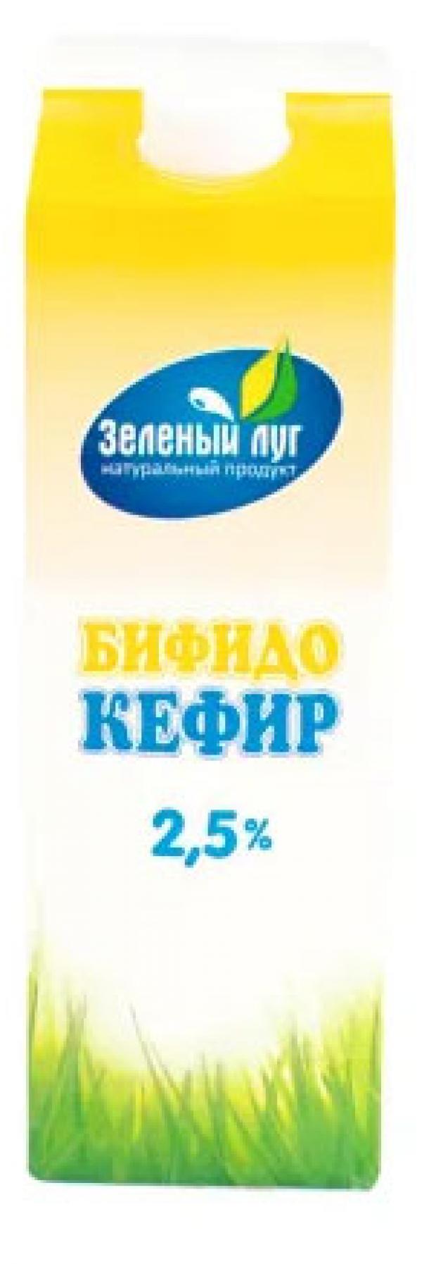 Бифидокефир Зеленый луг 2,5%, 950 мл