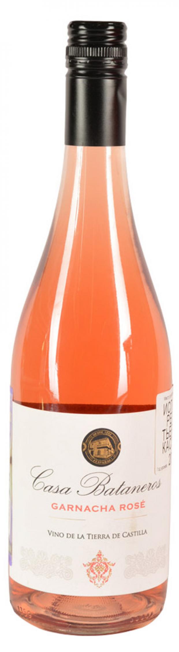 Вино Casa Bataneros Garnacha rose розовое полусухое Испания, 0,75 л