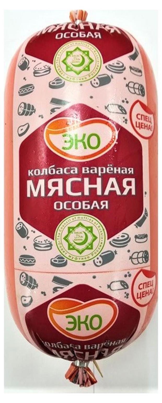

Колбаса вареная ЭКО Мясная особая Халяль, 450 г