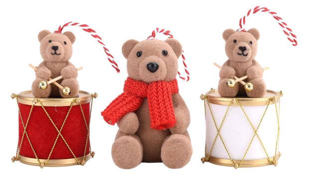 

Елочное украшение Actuel Подвеска Медведь, 8,5 см