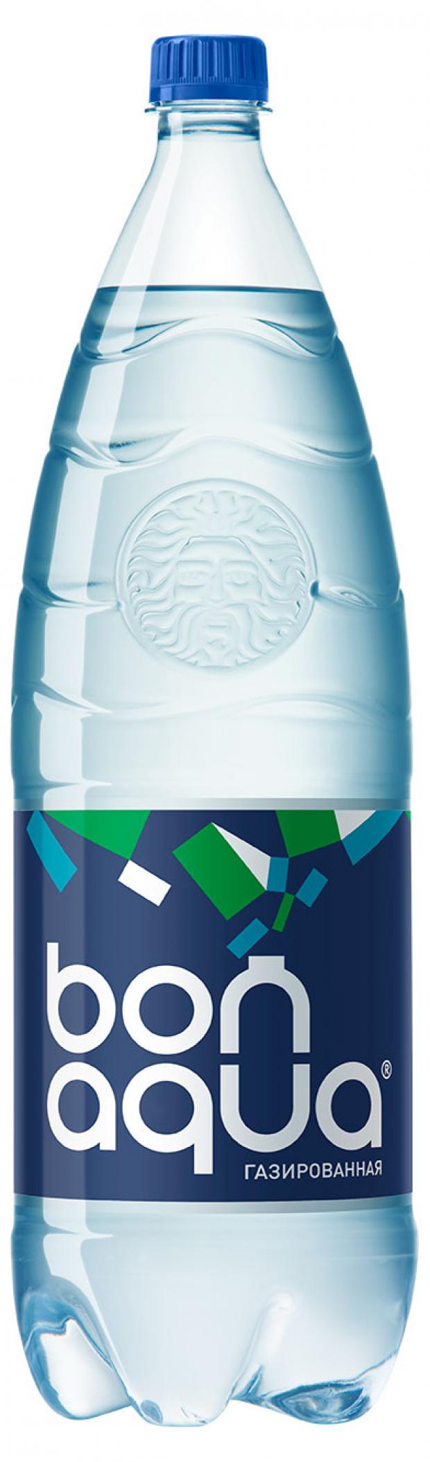 

Вода питьевая BonAqua газированная, 2 л