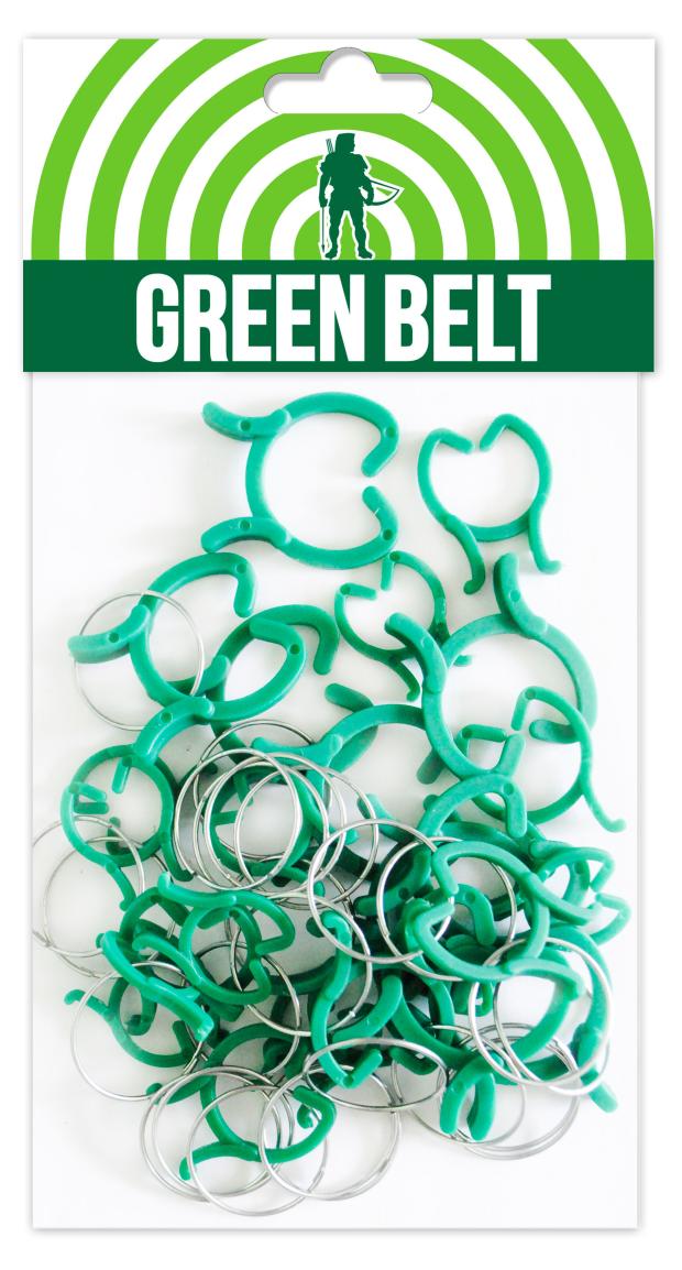 Комплект зажимов GREEN BELT кольца, 50 шт