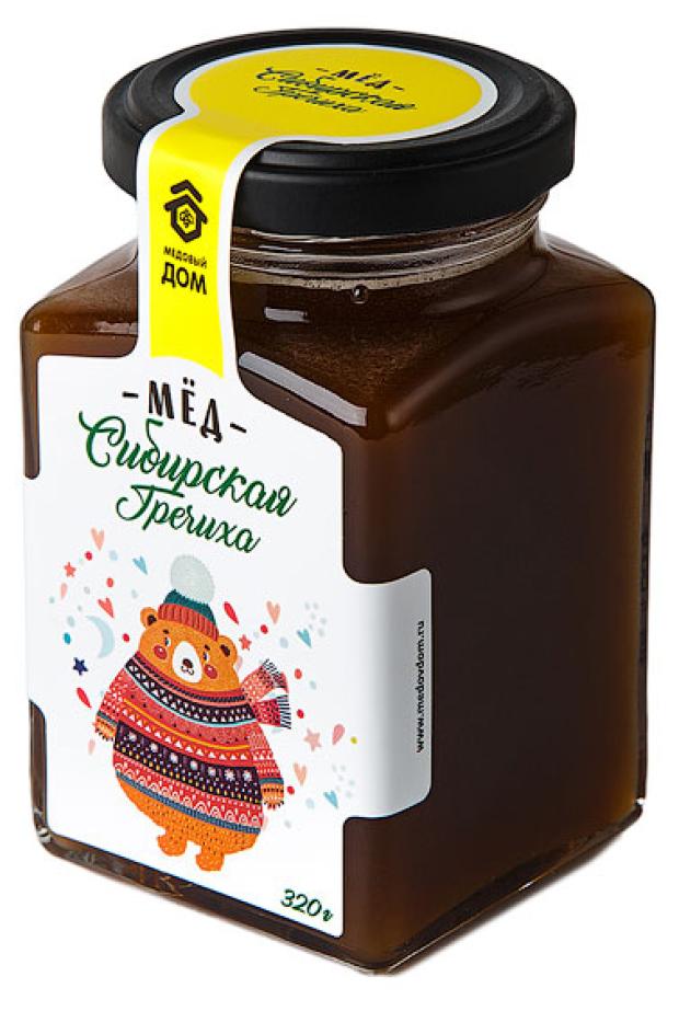 

Мед Медовый дом Сибирская гречиха, 320 г