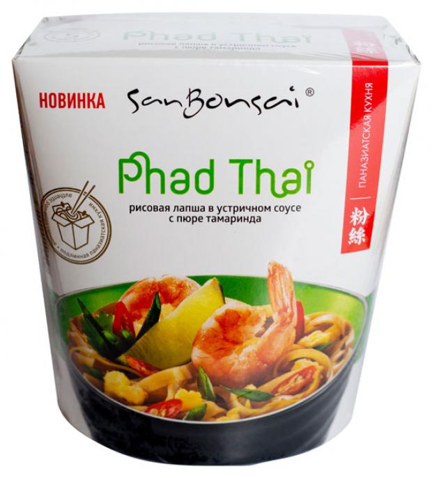 

Лапша SanBonsai Phad Thai рисовая в устричном соусе с пюре тамаринда, 123 г
