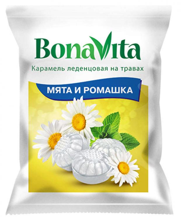 

Леденцы Bona Vita мята и ромашка на травах, 60 г