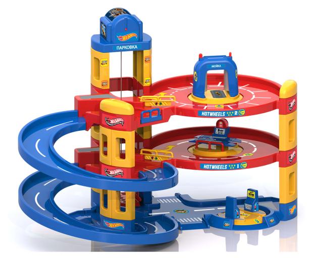 

Набор игровой Hot Wheels 3 в 1 автомойка-заправка-автосервис
