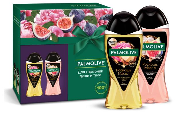 

Подарочный набор Palmolive Роскошь Масел, Гель для душа 250 мл + Гель для душа 250 мл