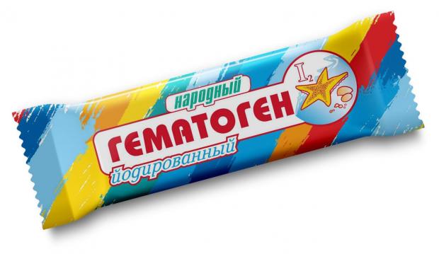 

Гематоген «Народный йодированный», 40гр