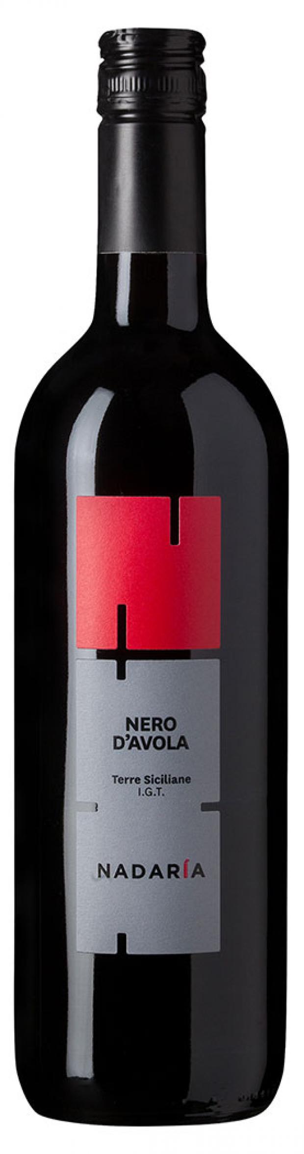 Вино Nadaria Nero d'Avola Sicilia красное сухое Италия, 0,75 л