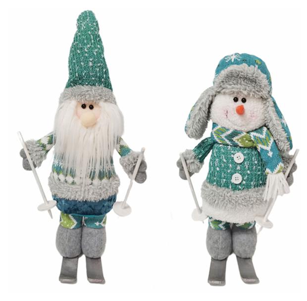 

Фигурка текстильная голубая, 37 см