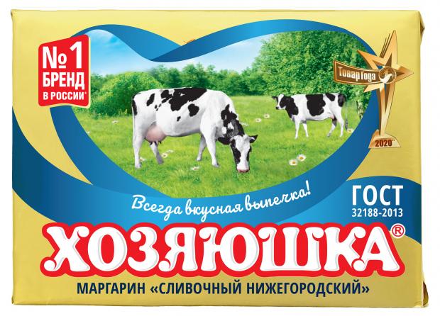 Маргарин сливочный Хозяюшка Нижегородский 60%, 200 г