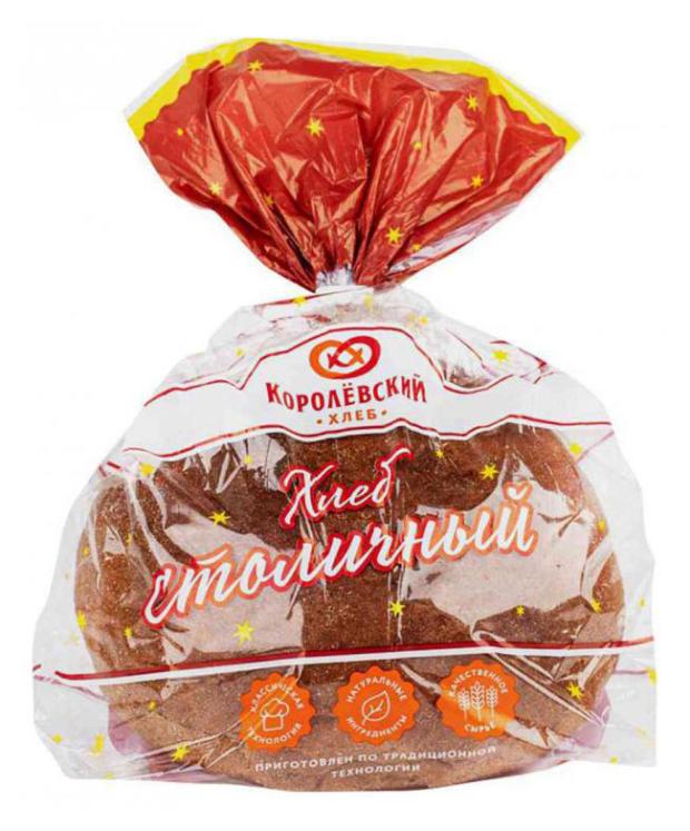 Хлеб Королевский хлеб Столичный нарезка 600 г 48₽