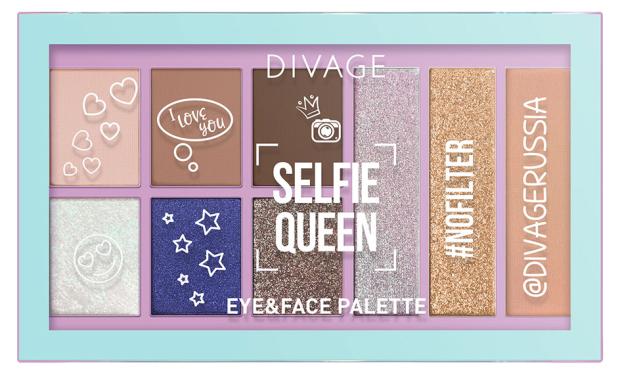 

Палетка для глаз и лица Divage Selfie Queen