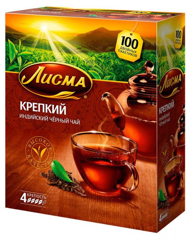

Чай черный «Лисма» Крепкий в пакетиках, 100х2 г