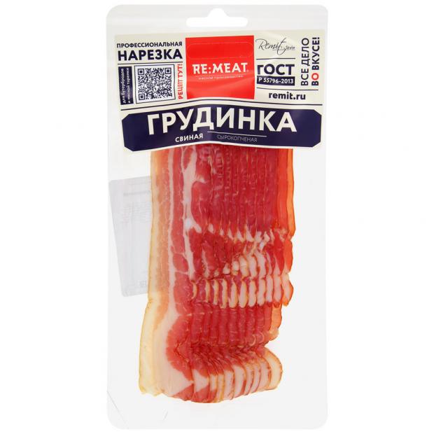 

Грудинка «Ремит» Свиная нарезка, 150 г