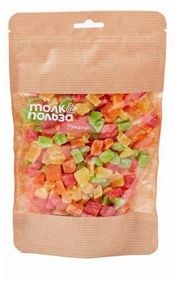 Ананас Толк&польза сушеный кубики,120 г