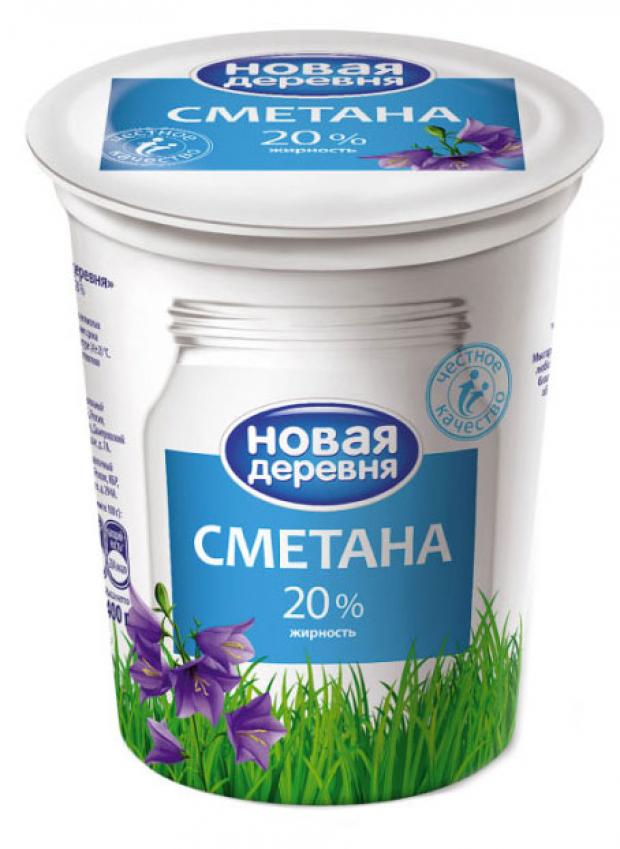 Сметана Новая деревня 20%, 315 г