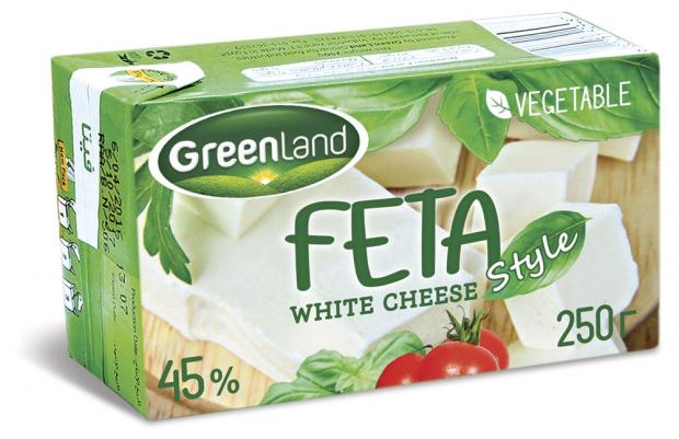 Сырный продукт рассольный GreenLand Feta White Cheese сычужный ЗМЖ, 250 г