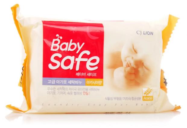 Мыло для стирки детских вещей CJ Lion Baby Safe с ароматом акации, 190 г цена и фото