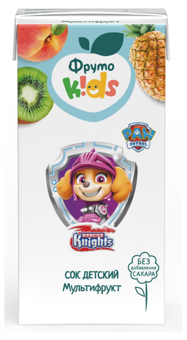 

Сок ФрутоНяня ФрутоKids мультифруктовый для детей раннего возраста, 200 мл