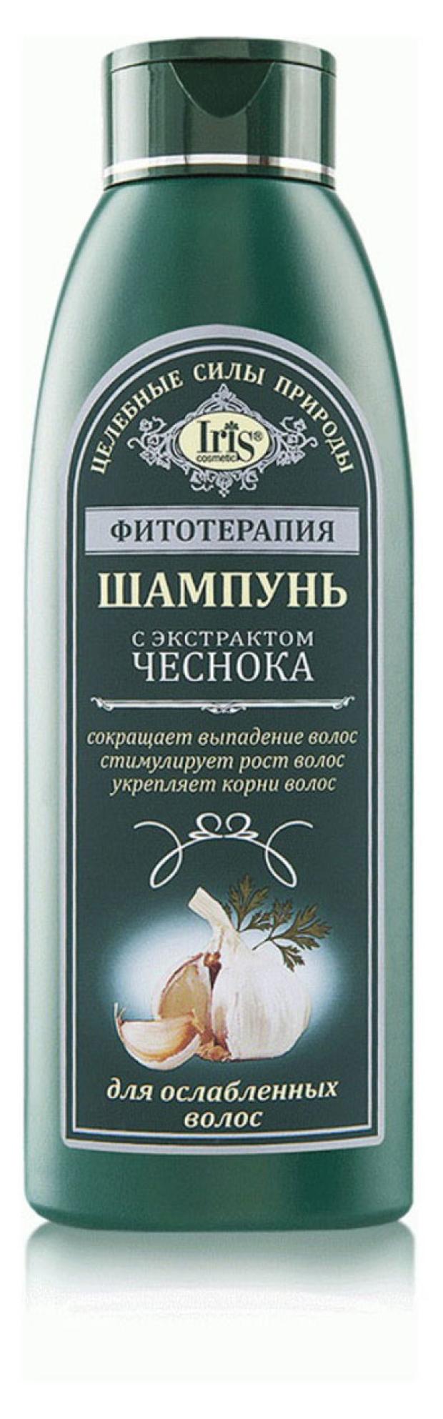 

Шампунь Iris С экстрактом чеснока для ослабленных волос Фитотерапия, 500 мл