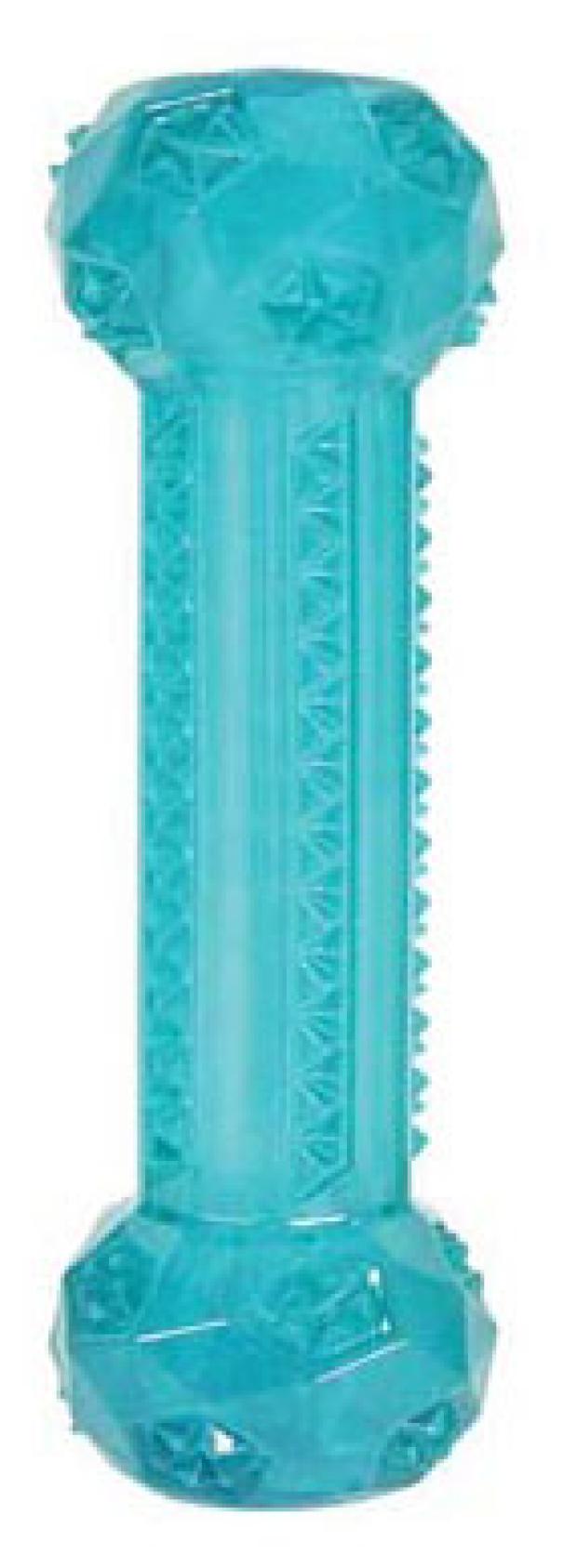 

Игрушка Zolux хрустящая палочка с пищалкой из ТПР бирюзовая, 15 см
