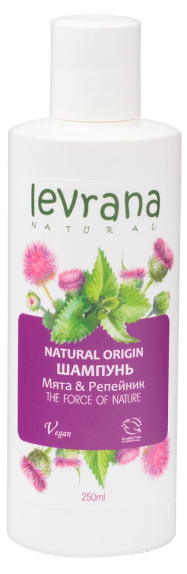 

Шампунь для волос Levrana мята и репейник укрепляющий, 250 мл