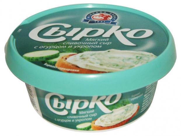 

Сыр мягкий Mlekara Sabac Сырко сливочный с огурцом и укропом 55%, 100 г