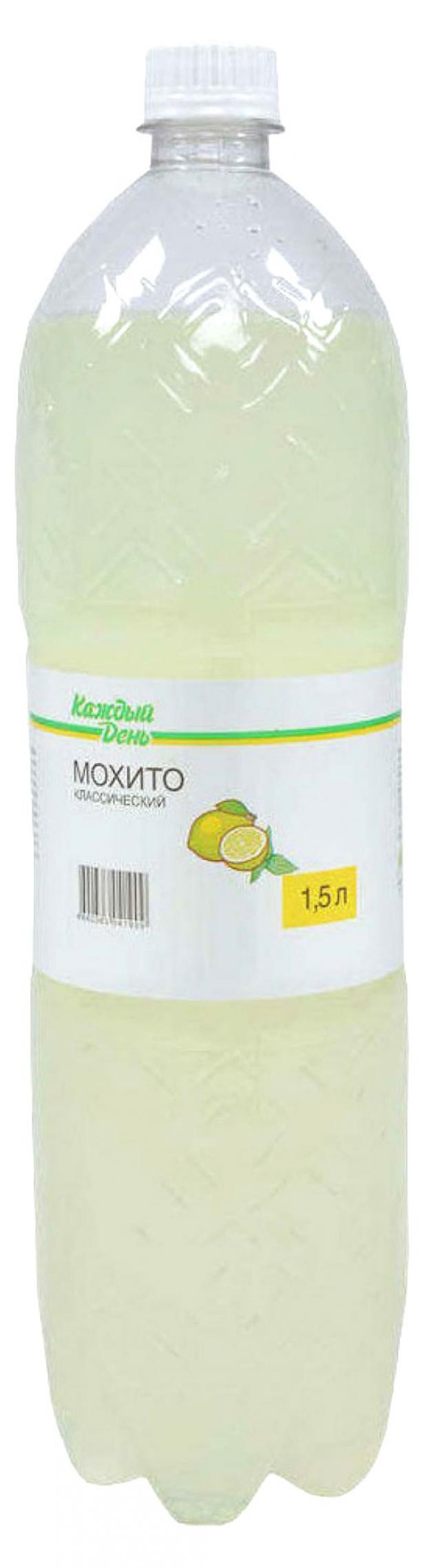 Напиток газированный Каждый день Мохито безалкогольный, 1,5 л