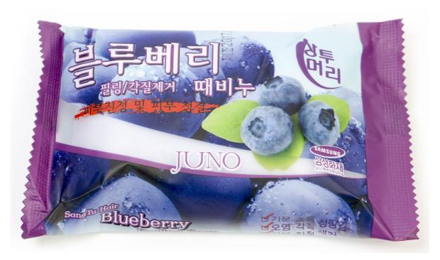 

Мыло Juno с отшелушивающим эффектом с черникой, 150 г