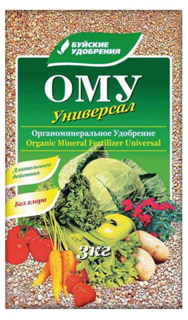 Удобрение универсальное Буйские удобрения ОМУ, 3 кг