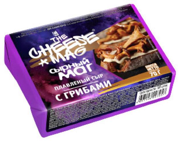 Сыр плавленый The Cheese Mag Сырная закуска с грибами 45% БЗМЖ, 60 г
