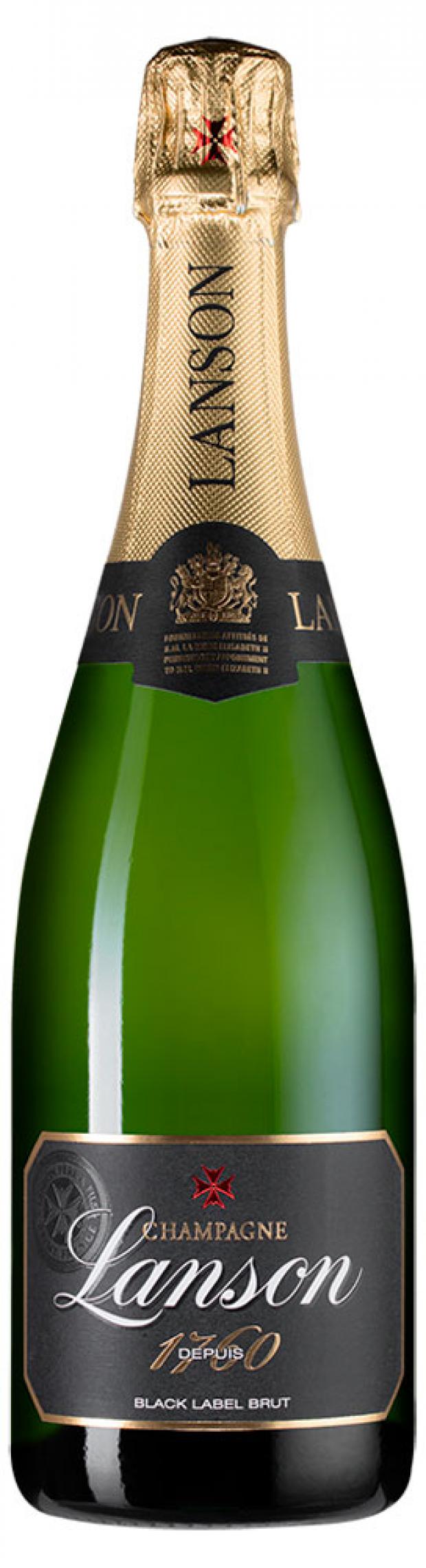 Шампанское Lanson Black label белое брют Франция, 0,75 л