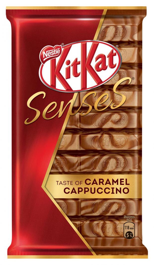 

Шоколад КitKat Senses Double Chocolate со вкусом капучино и карамели, 112 г